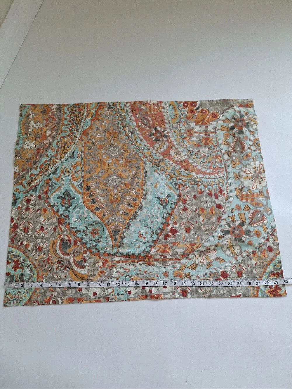Pottery Barn Paloma Paisley Organic Cotton Standard Pillow Shams (2)
